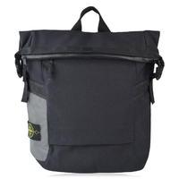 stone island badge zip square backpack