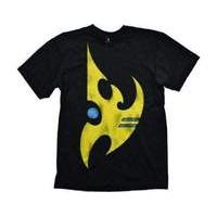 starcraft ii protoss vintage logo small t shirt black ge1368s