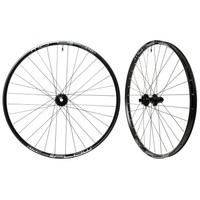 stans no tubes flow s1 wheelset 275 black 15mm front 142x12mm rear shi ...