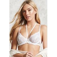 strappy lace balconette bra