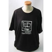 Static Caravan Static Caravan - Black T-Shirt UK t-shirt LARGE T-SHIRT - BLACK