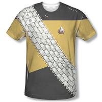 star trek worf uniform costume tee