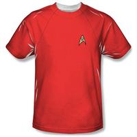 star trek red shirt costume tee