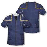 Star Trek - Enterprise Command Uniform Costume Tee (Front/Back Print)