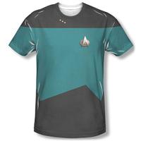 star trek science uniform costume tee