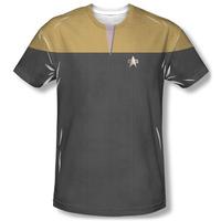 star trek voyager command uniform costume tee