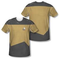 Star Trek - Engineering Uniform Costume Tee (Front/Back Print)