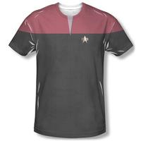 star trek voyager command uniform costume tee