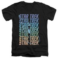 Star Trek - Multi Logo Enterprise V-Neck