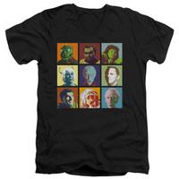 star trek alien squares v neck