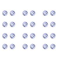 Stud Earrings Simulated Diamond Alloy Classic White Rainbow Jewelry Party Daily 24pcs