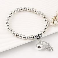 Strand Bracelets 1pc, White Bracelet Vintage Circle 514 Alloy Jewellery