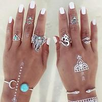 statement rings midi rings knuckle ring fashion personalized adjustabl ...