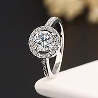 Statement Rings Zircon Cubic Zirconia Rhinestone Alloy Fashion Silver Golden Jewelry Wedding Party Daily Casual 1pc