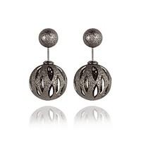 Stud Earrings Jewelry Alloy Vintage Bohemian Round Jewelry Party Daily Casual 1 pair