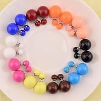 stud earrings pearl 6 7 8 9 10 jewelry wedding party daily casual spor ...