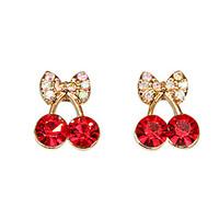 Stud Earrings Crystal Alloy Simulated Diamond Jewelry Party Daily