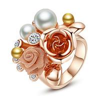 Statement Rings Pearl Alloy Fashion Statement Jewelry Jewelry Party 1pc