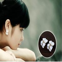 stud earrings drop earrings cubic zirconia alloy fashion gold white je ...