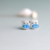 Stud Earrings Jewelry Sterling Silver Jewelry For Daily Casual 1 pair
