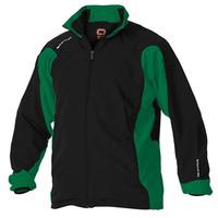 Stanno Santos Full Zip Micro Top (black-green)