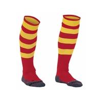 stanno original football socks red yellow