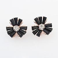 Stud Earrings Jewelry Euramerican Fashion Personalized Rhinestone Alloy Jewelry Jewelry For Wedding Special Occasion 1 Pair