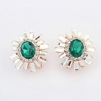 Stud Earrings Jewelry Euramerican Fashion Personalized Gem Alloy Jewelry Jewelry For Wedding Special Occasion 1 Pair