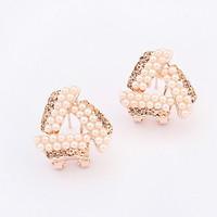 Stud Earrings Jewelry Euramerican Fashion Personalized Rhinestone Alloy Jewelry Jewelry For Wedding Special Occasion 1 Pair