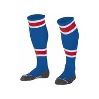 stanno league football socks blue red