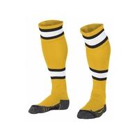 stanno league football socks yellow white