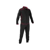 stanno forza poly tracksuit black red