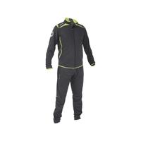 stanno forza poly tracksuit black lime