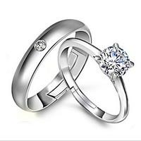 Statement Rings Sterling Silver Adjustable Silver Jewelry Wedding Party Engagement 1pc