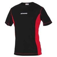 stanno durban training shirt black red