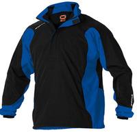 Stanno Santos Micro Half Zip Top (black-blue)