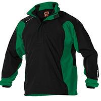 Stanno Santos Micro Half Zip Top (black-green)