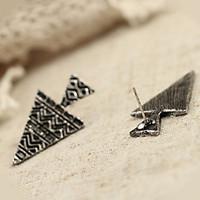 Stud Earrings Alloy Statement Jewelry Punk Silver Bronze Jewelry Daily