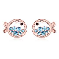 stud earrings jewelry euramerican fashion personalized rhinestone allo ...