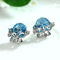 Stud Earrings Jewelry Euramerican Fashion Personalized Rhinestone Alloy Jewelry Jewelry For Wedding Party Anniversary 1 Pair