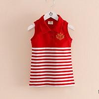 stripes childrens princess dress childrens wear clothes summer 2017 gi ...