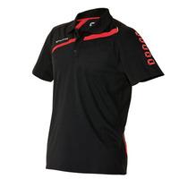 stanno pro training polo shirt black red