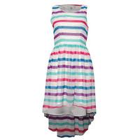 Stripe Mullet Hem Dress