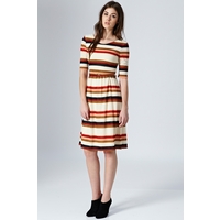 Stripe Midi Dress