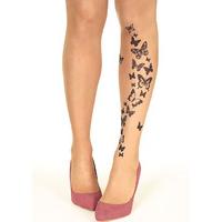 Stop And Stare Black Butterflies Tights