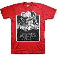 Star Wars Men\'s T Shirt - BnW Poster Art