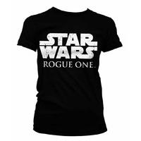 Star Wars Rogue One Logo Womens T Shirt