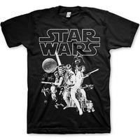 Star Wars T Shirt - A New Hope Bnw Poster