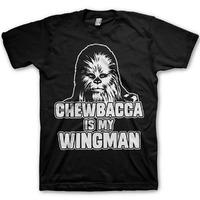 star wars t shirt chewbacca is my wingman