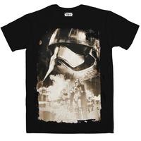 Star Wars The Force Awakens T Shirt - Captain Phasma Poster